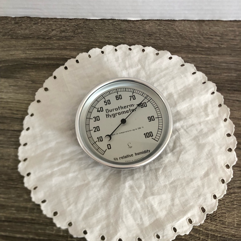 Vtg Lufft Germany Hygrometer Indoor Humidity Gauge